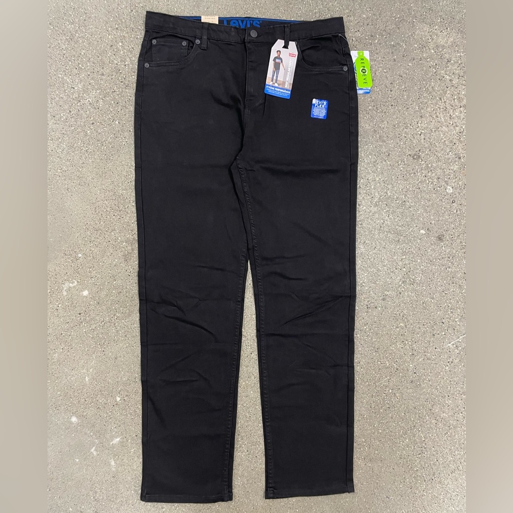 NWT black Regular Fit Durable Stretch Fit Levi’s 502s size 20 husky